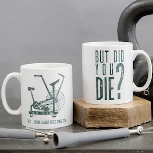 Crossfit Athlete Fun Tasse - Assault Bike Hate personalisiert - Crossfitter Gym Fitness Geburtstagsgeschenk, Vatertagsgeschenk, Geschenk