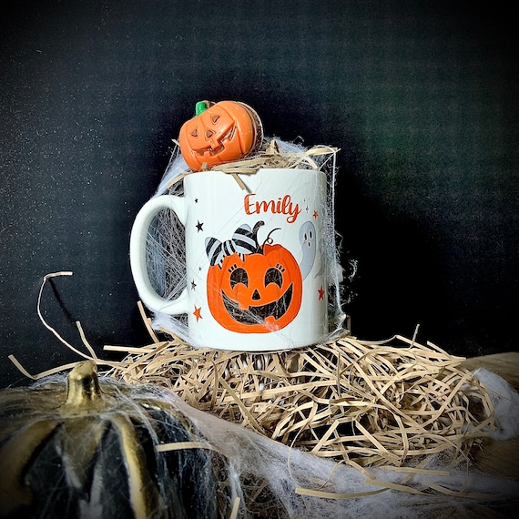 halloween straw covers custom horror pumpkin