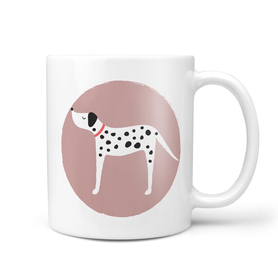 I Love Dalmatian Dog Lover Coffee Personalised Custom Mug Cute Funny Lovely Gift 