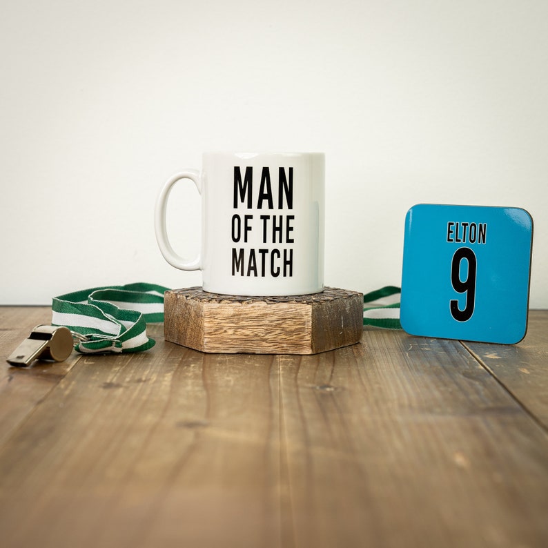 Personalised Team Strip Mug Custom Sport Or Football Kit Design Man Of The Match Motif Gift for Dad, Husband, Brother, Son, Father image 7