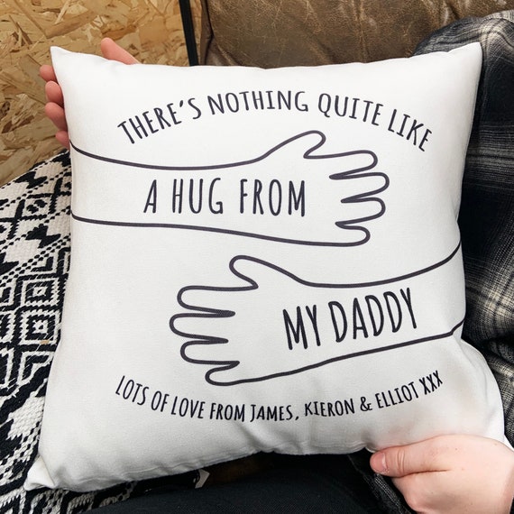 Coussin détreintes personnalisé de papa Cadeau personnalisé de fête des  pères Ajoutez votre propre message Oreiller pour papa, papa, beau-père,  grand-père, grand-père, papa -  France