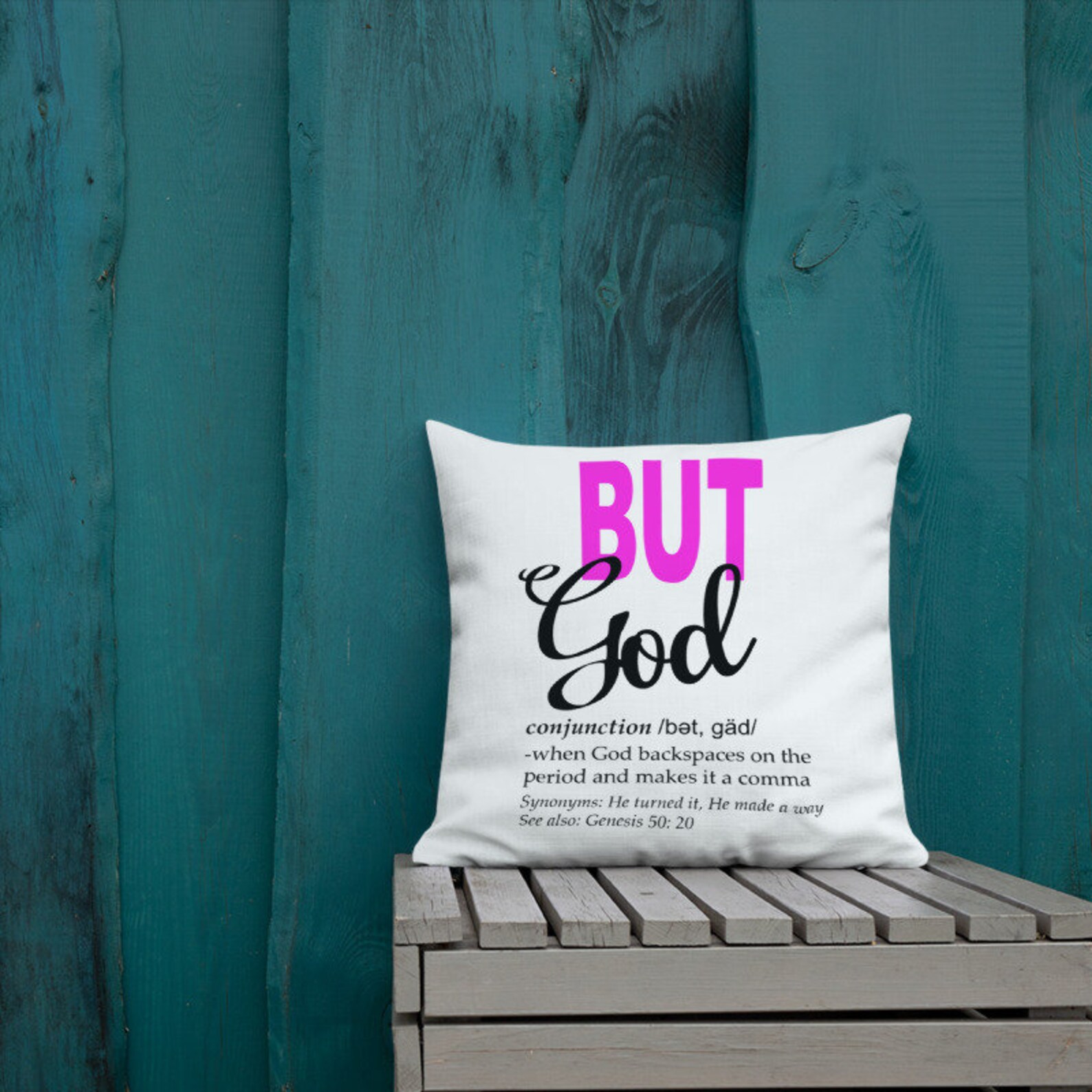 But God Christian Pillow Christian Pillow Gift Scripture Etsy