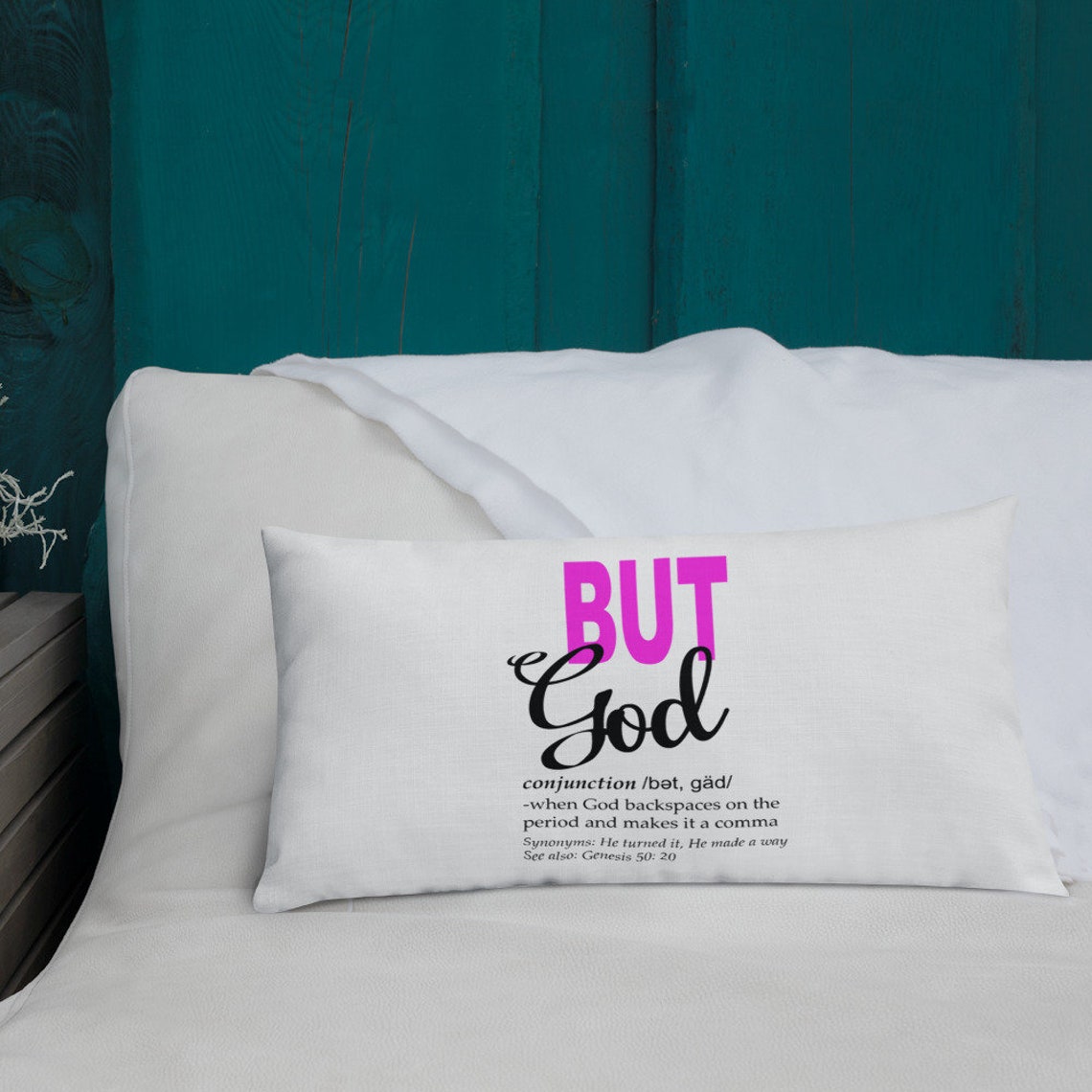 But God Christian Pillow Christian Pillow Gift Scripture Etsy