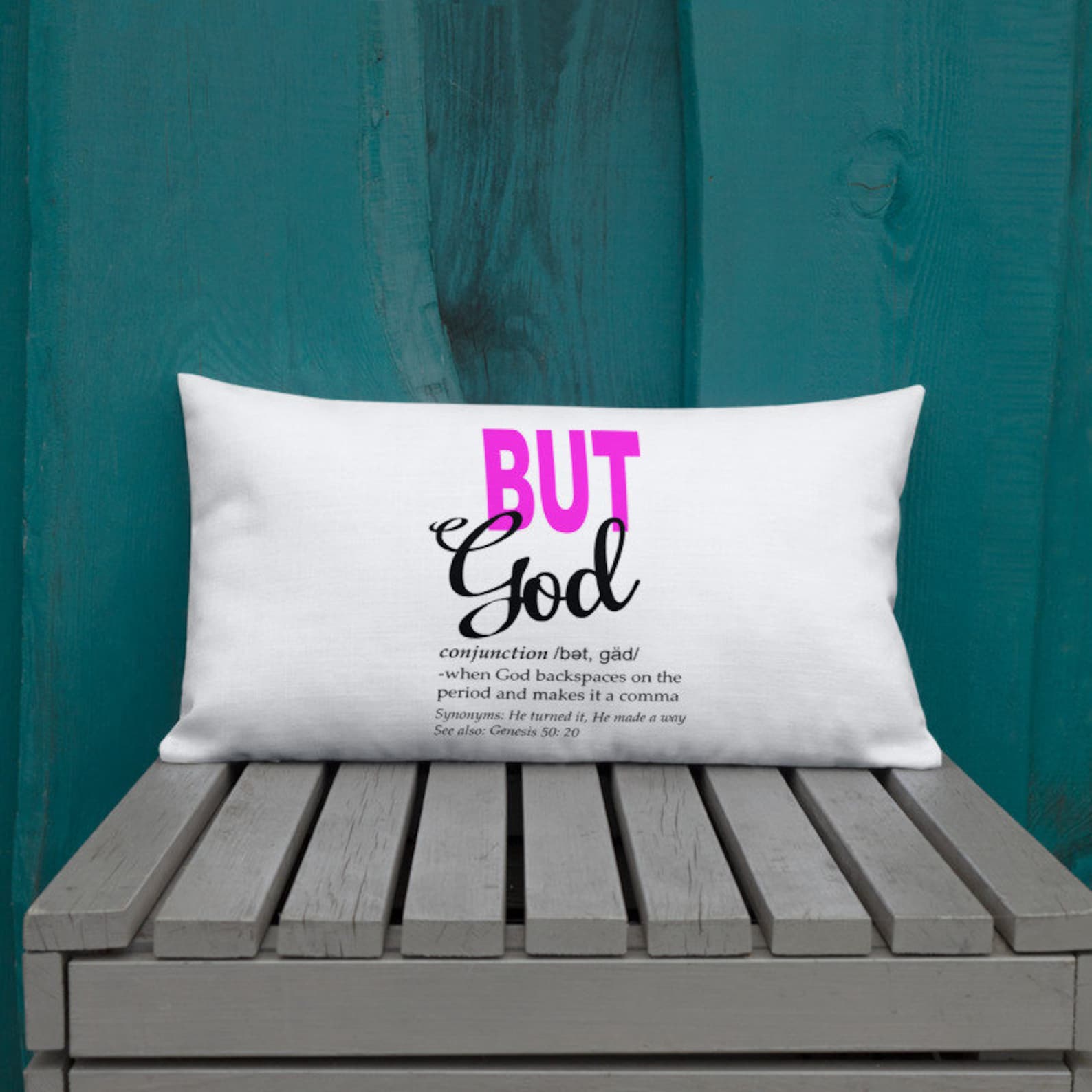 But God Christian Pillow Christian Pillow Gift Scripture Etsy