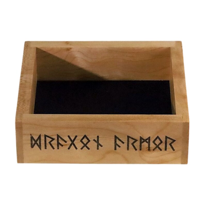 Norse Runes Wood Dice Tray for Dnd, Pathfinder, Shadowrun, TTRPG Dice ...