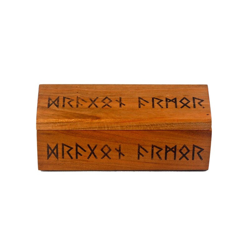 Dnd Dice Vault With Norse Runes for TTRPG, Magnetic Dice Storage Case ...