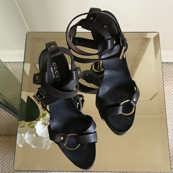 Gucci Tom Ford Strappy Stiletto Sandals - image 2