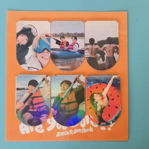 Jungkook & Jimin &quot;Are You Sure?&quot; Magnetic Bookmarks XL | Handmade BTS Kpop Bookmark Gift for ARMY | Cute Jikook Stationery