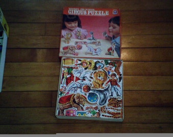 1964 Estrela Wooden Pre-School Circus Puzzle