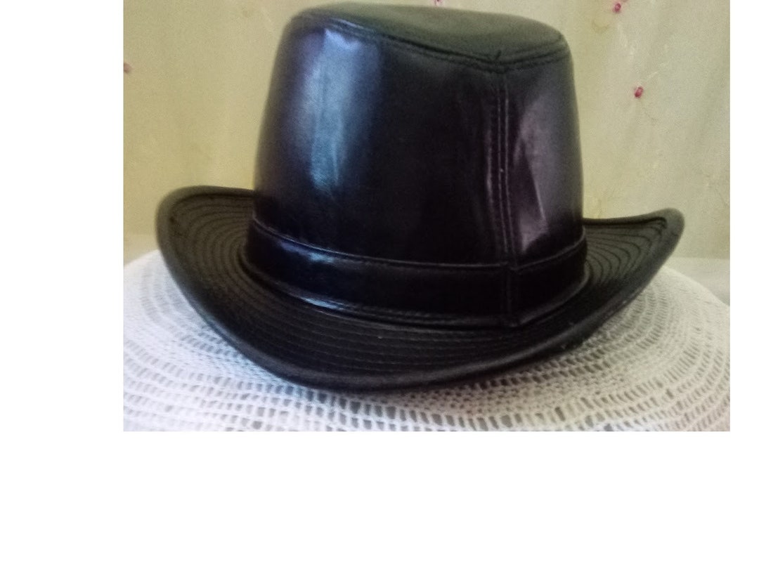 Henschel Hat Co. USA Leather High Roller Hat Etsy