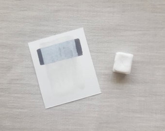 Zinc White - Single Half Pan - Handmade Watercolours