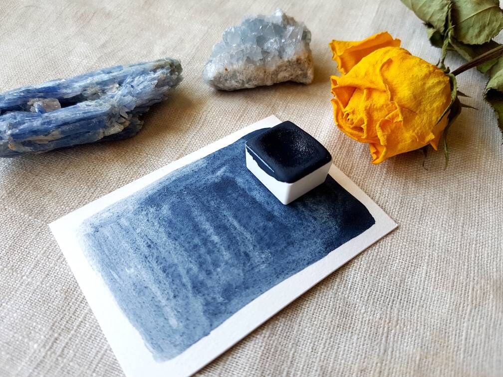 Blue Vivanite - Single Half Pan - Handmade - Etsy