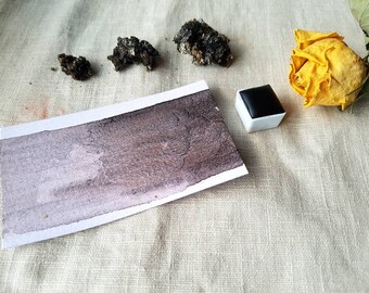 Asphalt / USA - Single Half Pan - Handmade Watercolours