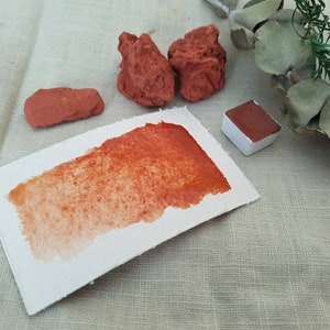 Sanguine Genuine / Italian - Single halfpan - Handmade Watercolours