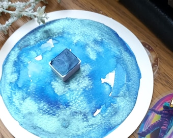 Ceres - Blu / Verde - Singola vaschetta - Acquerelli fatti a mano