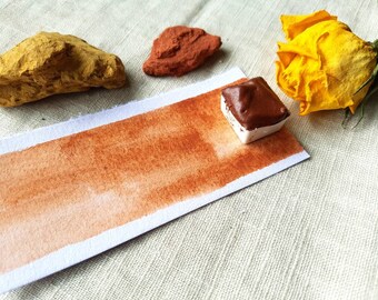 Rosso Sartorius - Pojedyncza połówka - Ręcznie robione akwarele