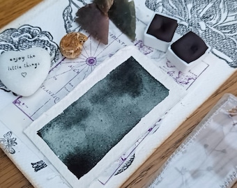 Perylene Green - Single Half Pan - Handmade Watercolours