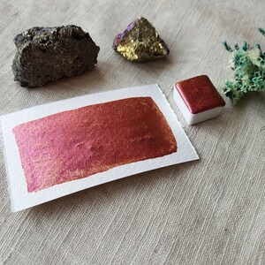 Persia - Chameleons Gold/Yellow/Violet - Handmade Watercolours