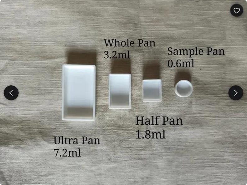 Gold Ochre - Single Half Pan - Handmade Watercolours image 2