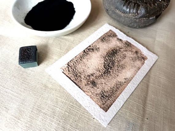 Spanish Iron Glimmer - *Limited Stock! * Single Half Pan - Handmade Watercolours