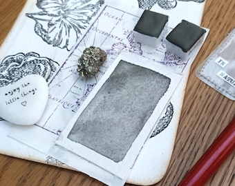 Pyrite - Single Half Pan - Handmade Watercolours