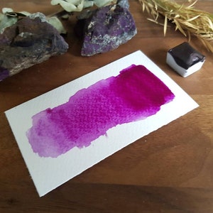 Quindo Violet - Single Pan - Handmade watercolours