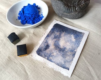 Paynes Blue - Single Half Pan - Handmade Watercolours