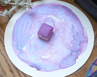 Eris - Rosa / Blu - Mezzo Panino Singolo - Acquerelli Fatti a Mano