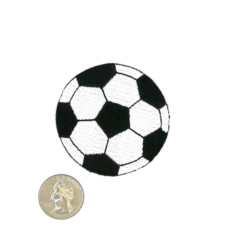 Soccer Ball Patch Sports Patch Iron On Patches Embroidered Etsy