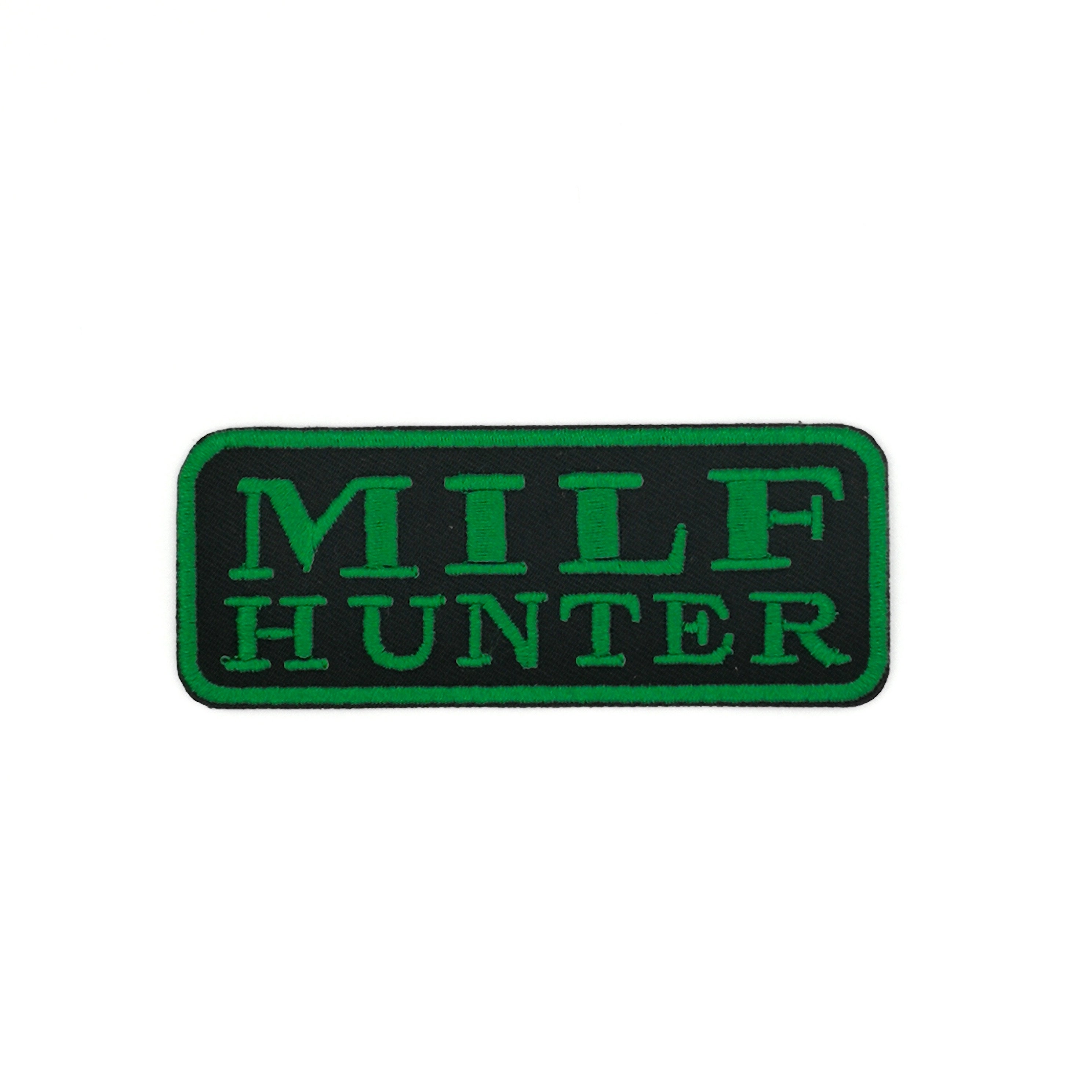Milf Hunter Patch Statement Patch Iron On Patches Etsy