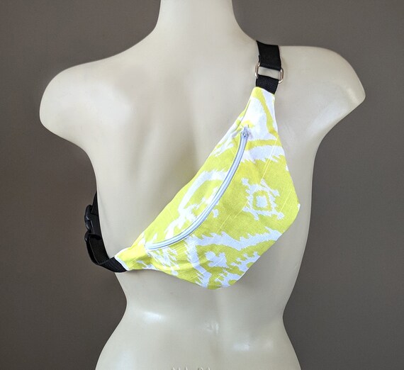 lime green bum bag