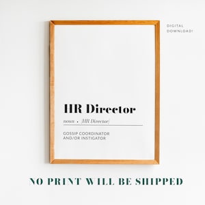 Funny Office Decor, Funny Office Wall Art, Office Definition Print, Office Wall Art, Printable Wall Art, Office Decor, Motivation Art, HR