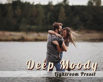 Deep Moody Lightroom Preset for Portrait Photography, deep preset, toned, blogger, lightroom desktop preset, presets