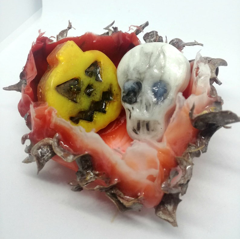 Halloween decoration bowl. Unique Ring Plate. Fall Home Decor. image 0