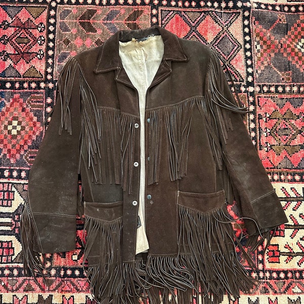 Madison │ Suede Fringe Button Jacket main image 0