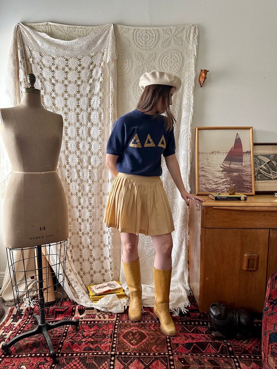 1950s/60s Short Sleeve Russell Athletic Sorority Sweatshirt