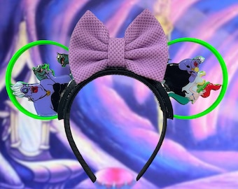 Sea Witch Ears and Bow Only Mouse Ears