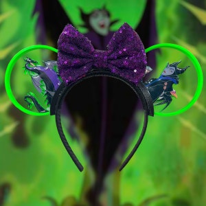Mistress of Evil Ears and Bow Only Mouse Ears