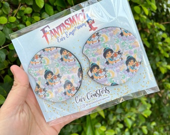 Jasmine Car Coasters