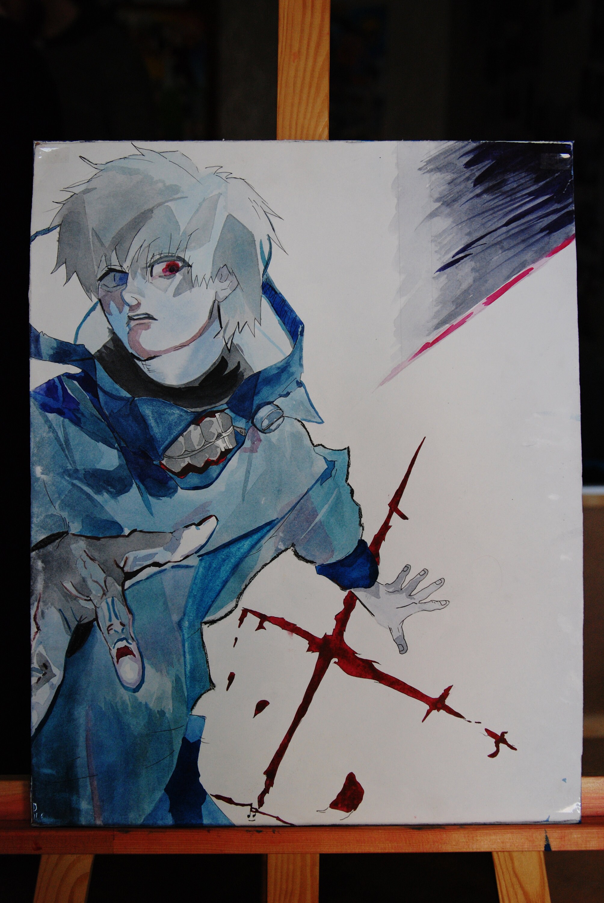 Kaneki Ken Tokyo Ghoul Anime Art Tokyo Ghoul Art Etsy Kaneki Ken Tokyo Ghoul Anime Art Tokyo Ghoul Art Etsy