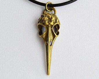 Bird skull GOTHIC Raven Bellatrix LeStrange Harry Potter keyring bag charm