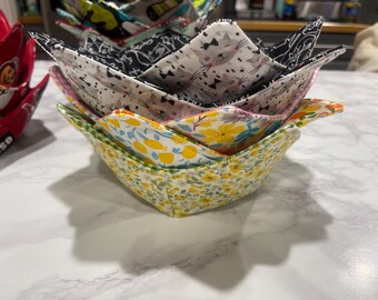 Funda para cuenco hecha a mano; reversible