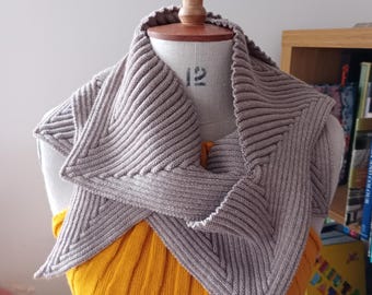 Machine Knitting Scarf PDF Pattern: Brother Garter Carriage & DAK (Instant Download)