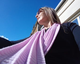 Pleated Scarf Knitting Pattern: Brother Garter Carriage, Merino Wool (PDF Download