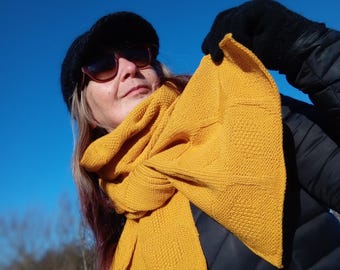 Knitting Machine Scarf Pattern: Spots & Dots Design (PDF Download