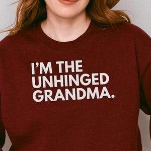 Grandma Sweatshirt, Loungewear, First Time Grandma, Grandma crewneck, Cool Grandma Gift, Sweater for Grandma, Grandma Sweater, Grandma Gift