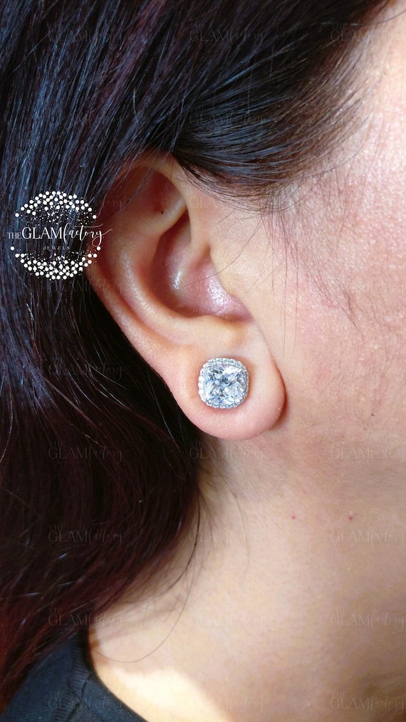 YL Orecchini Rotondi A Fiore In Argento Sterling 925 Con Zirconi – Idea Regalo Per Donna – Simbolo Di Amore Ed Eleganza - 2