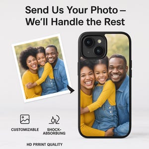 Personalized Photo Phone Case: Custom Picture, Logo, or Design