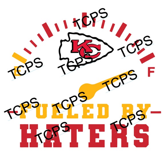 Fueled By Haters Kc Chiefs Svg And Png Files Etsy