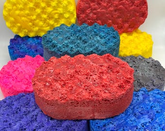Exfoliating Soap Sponge: Handmade Vegan Skincare, Scottish Gift